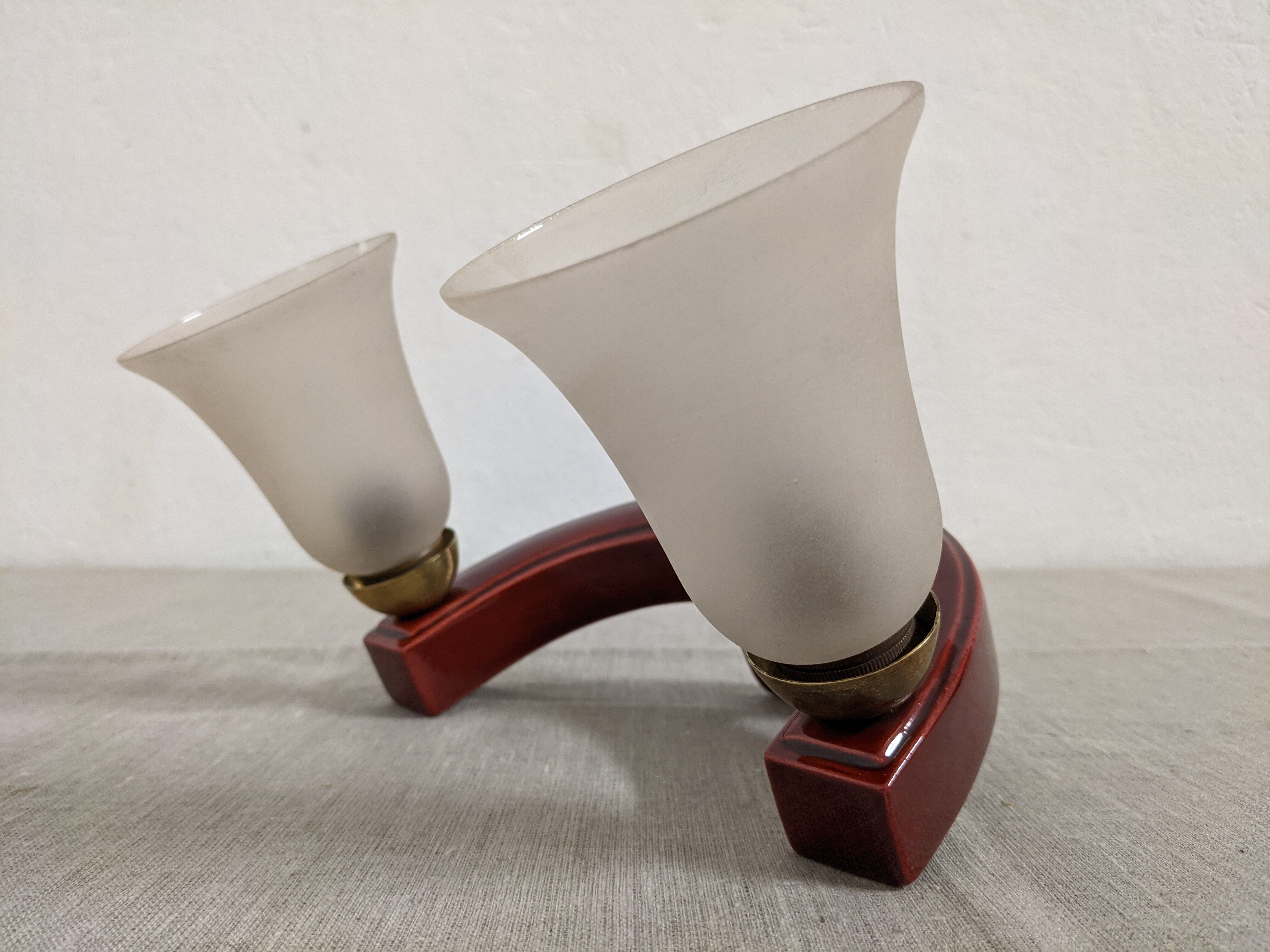 Ceramic art deco style applique