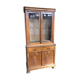 Louis Philippe two-body bookcase in walnut wood.