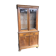 Louis Philippe two-body bookcase in walnut wood.