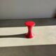Tam Tam shape diabolo shape in red plastic