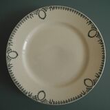 Old plate presentation dish st amand antique french dish plate 30s
