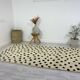 Handmade wool berber rug 276 x 157 cm