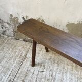 Solid oak farm bench 3m