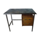Vintage burnt wood desk shou-sugi-ban method, Japan