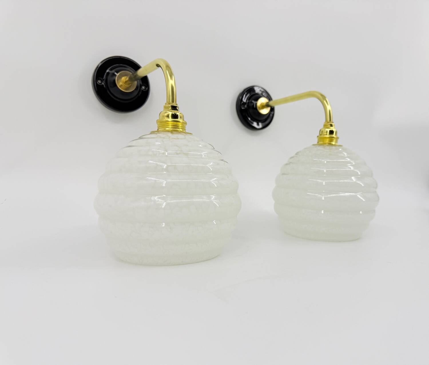 Clichy glass wall lights