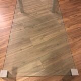 Table basse massive Peter Draenert 1976 vintage