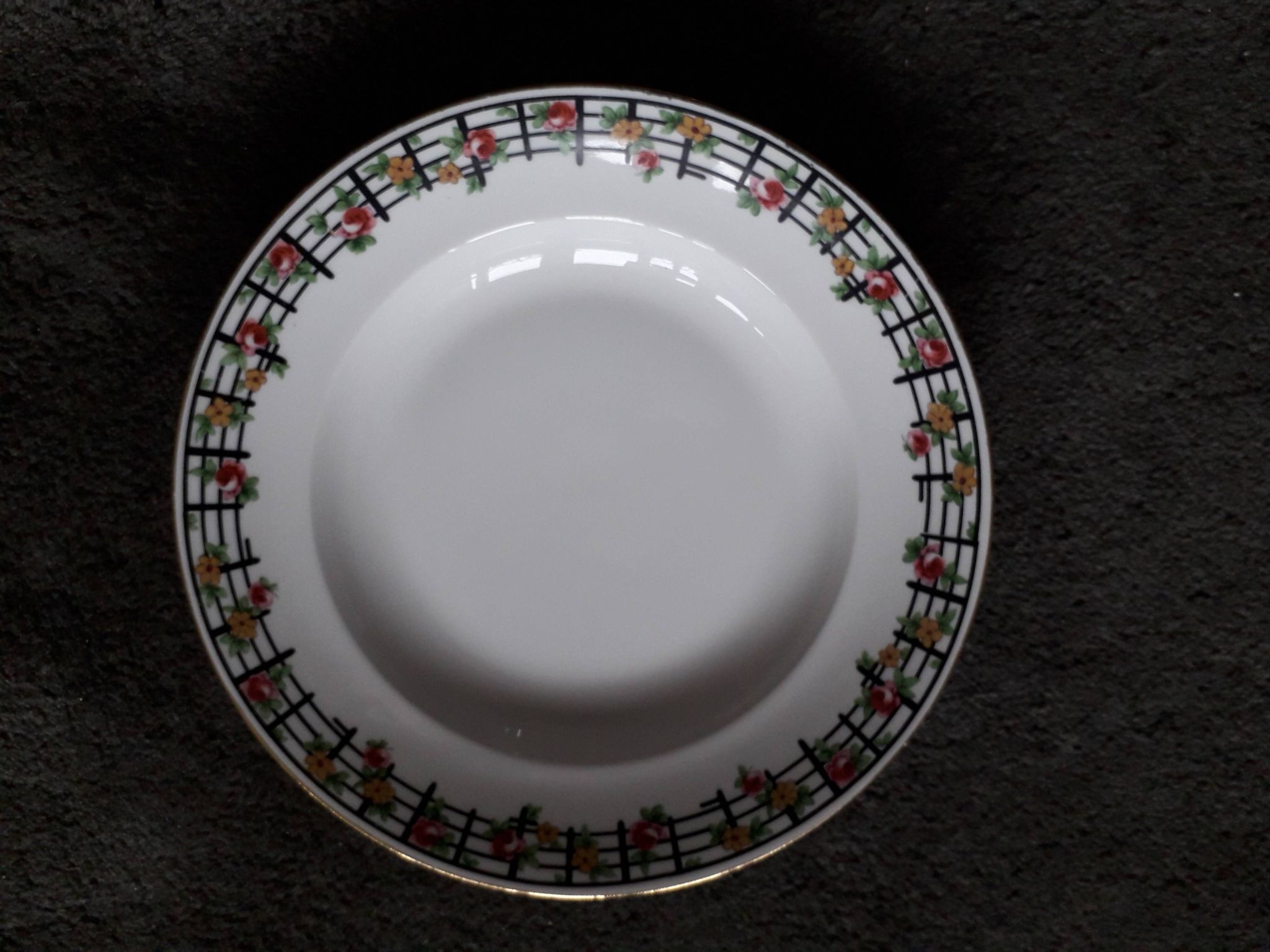 1 set of 4 Limoges ceramic plates from the 1950s