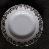 1 set of 4 Limoges ceramic plates from the 1950s