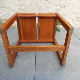 Solid pine stool