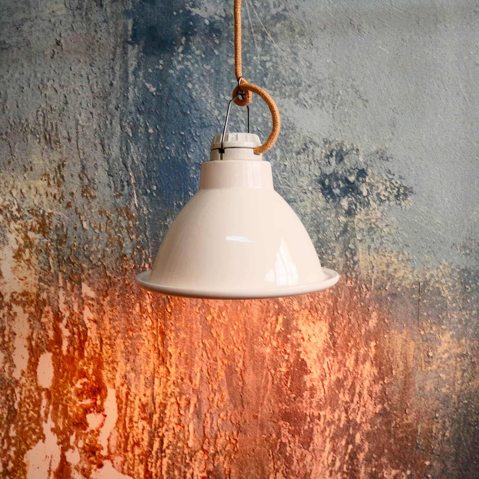 Old ceramic pendant light