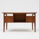 Teak Desk By Gunner Nielsen For Tibergaard, 1960s.