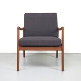 Fauteuil lounge FD-109 en teck par Ole Wanscher pour France & Son, années 1960