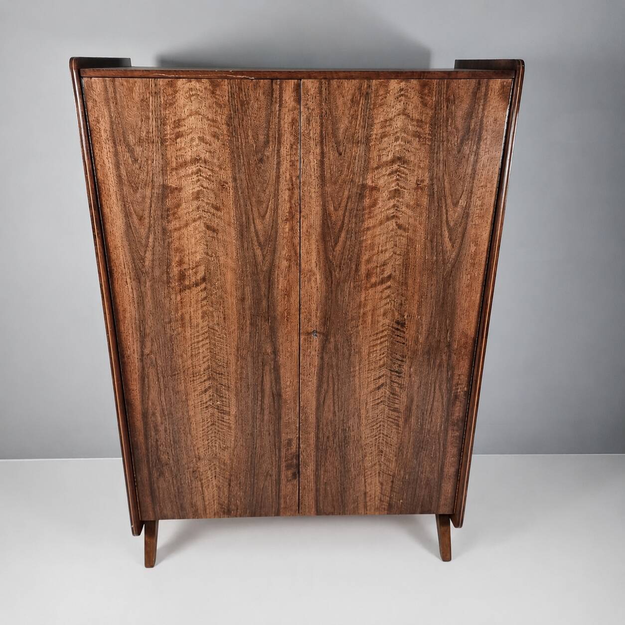 Vintage Wardrobe in Walnut by Tatra Nabytok, 1970s