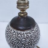 Art deco contorted ceramic lamp base in the Louis Dage Jean Besnard style from the 1930s