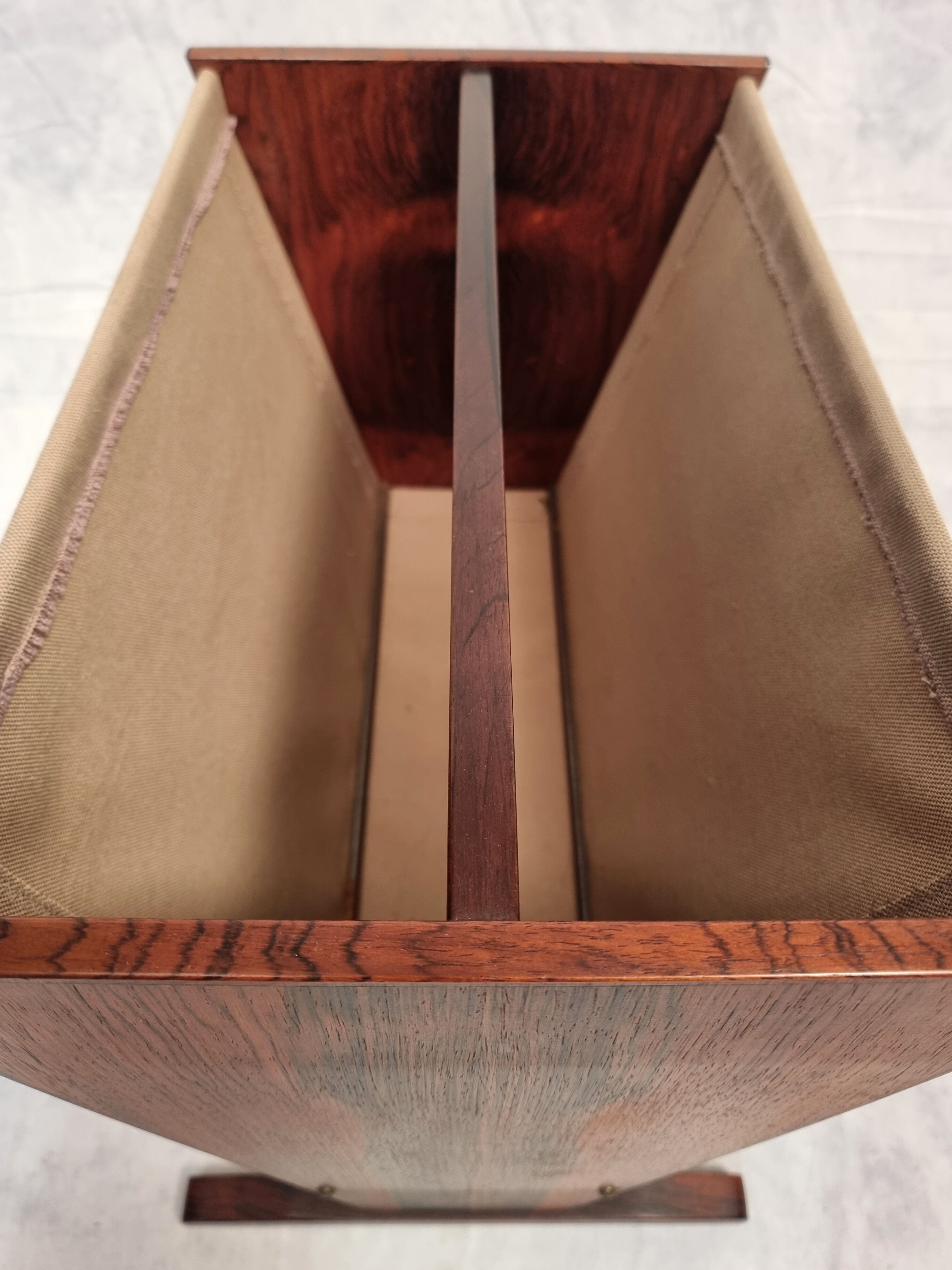 Scandinavian magazine holder - rosewood - ca 1960