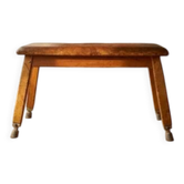 Gym bench vintage wood 1950s Czechoslovakia