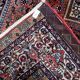 Tapis persan Bidjar vintage des années 1950, médaillon géométrique, 135 cm x 209 cm