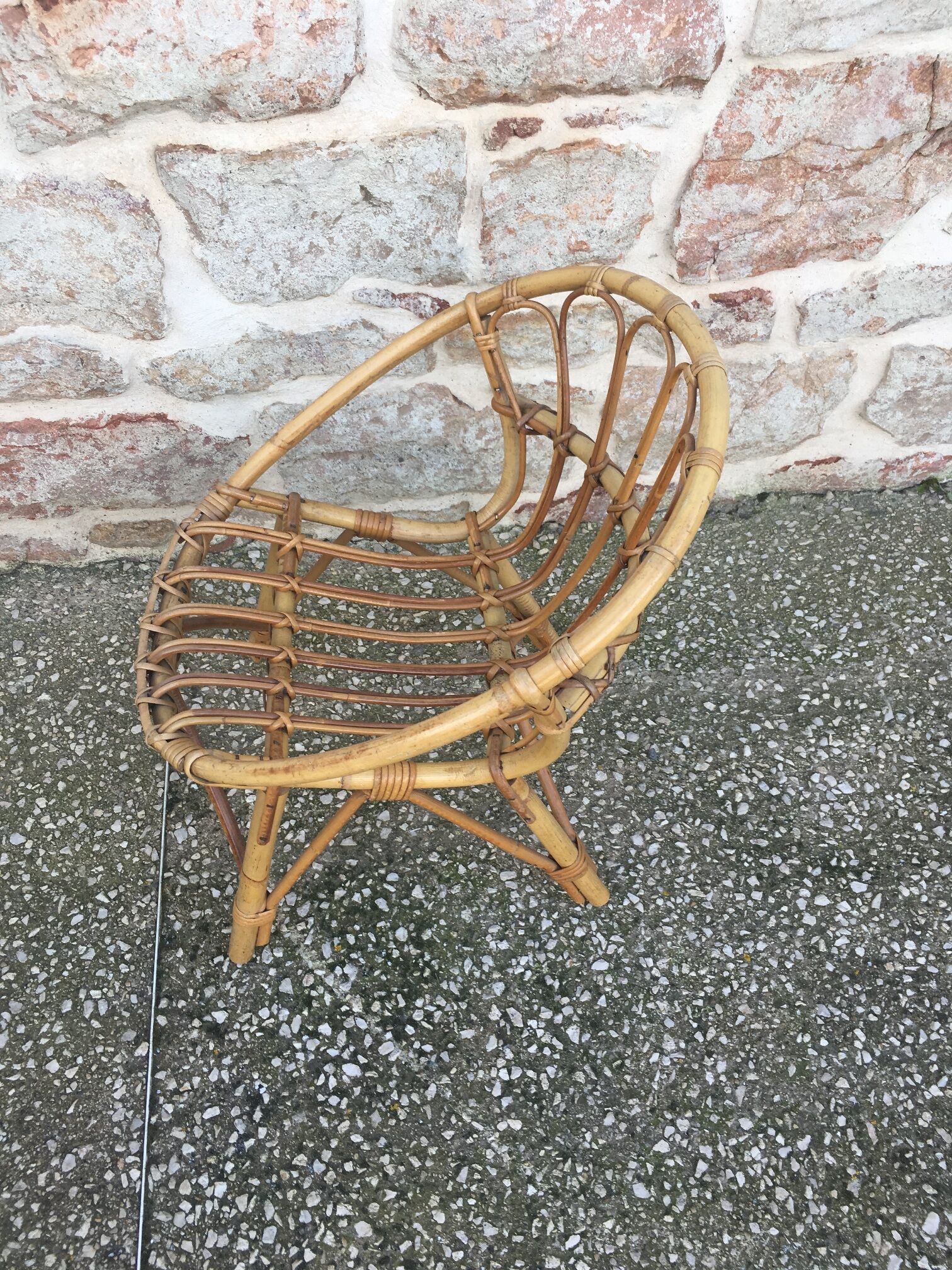 Duo de fauteuils en rotin
