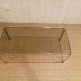 Vintage glass coffee table