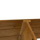 Vintage Wall shelf rack Pine wood 70s minimalist design