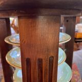 Door plates of hotel and mahogany restaurant