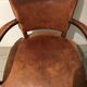 Fauteuil bridge en cuir