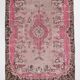 5x8 Pink Brown Vintage Area Rug 175x253Cm