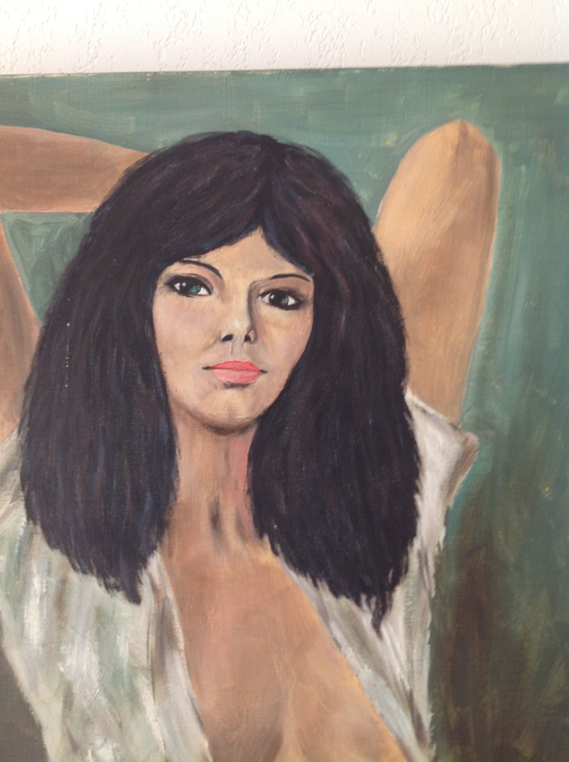 Oil on canvas woman