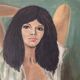 Oil on canvas woman