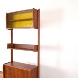 Mid-Century Teak Veno Wall Unit, 1960s.