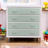 Commode pieds compas vintage 1950