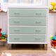 Vintage 1950s compass foot chest of drawers