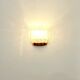 Mid-Century Ice Glass Wall Light from Doria Leuchten, Germany, 1960s
