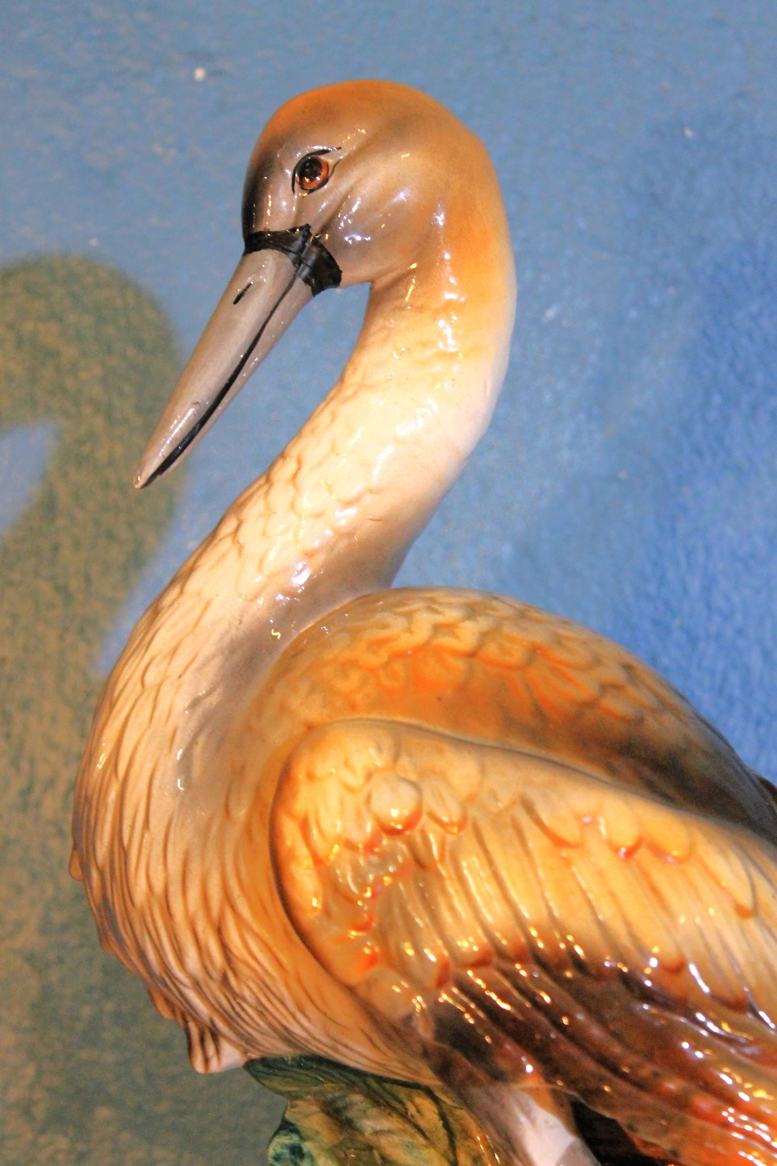 Statuette "stork" Italy 1960s