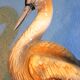 Statuette "stork" Italy 1960s