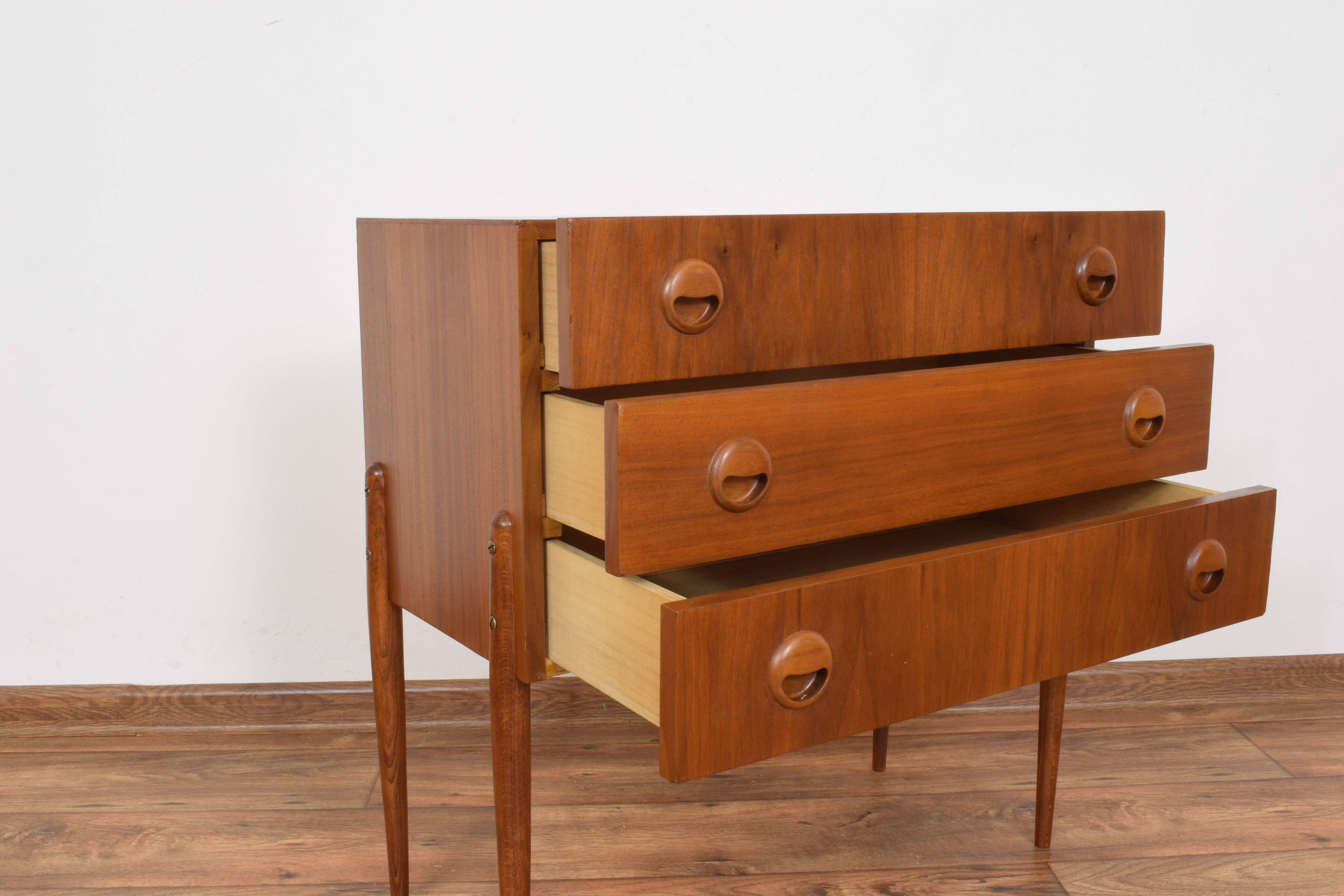 Mid Century Teak Chest Of Drawers From Hans Hawig Möbler, 1960s