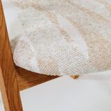 Office chair desk armchair oak wood safari beige