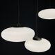 Opaline hanging lamp 1960