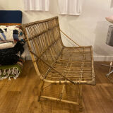 Rattan bench