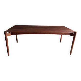 Hartmut Lohmeyer mid century solid teak coffee table, 1960s