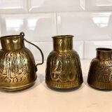 Copper spice pots - North Africa