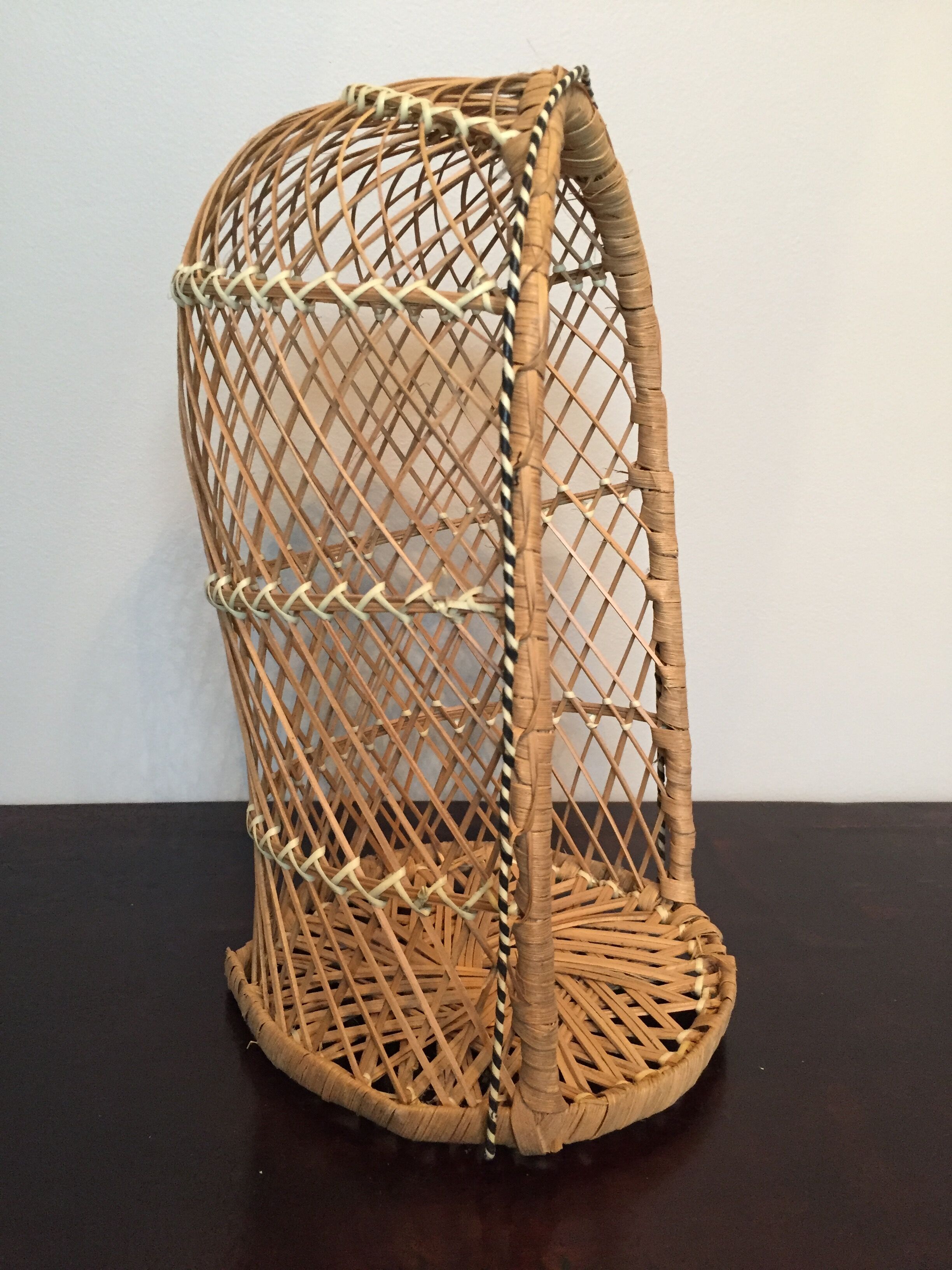 Emmanuelle doll chair in wicker