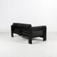 Leather Bastiano two-seater sofa by Afra & Tobia Scarpa for Knoll/Gavina