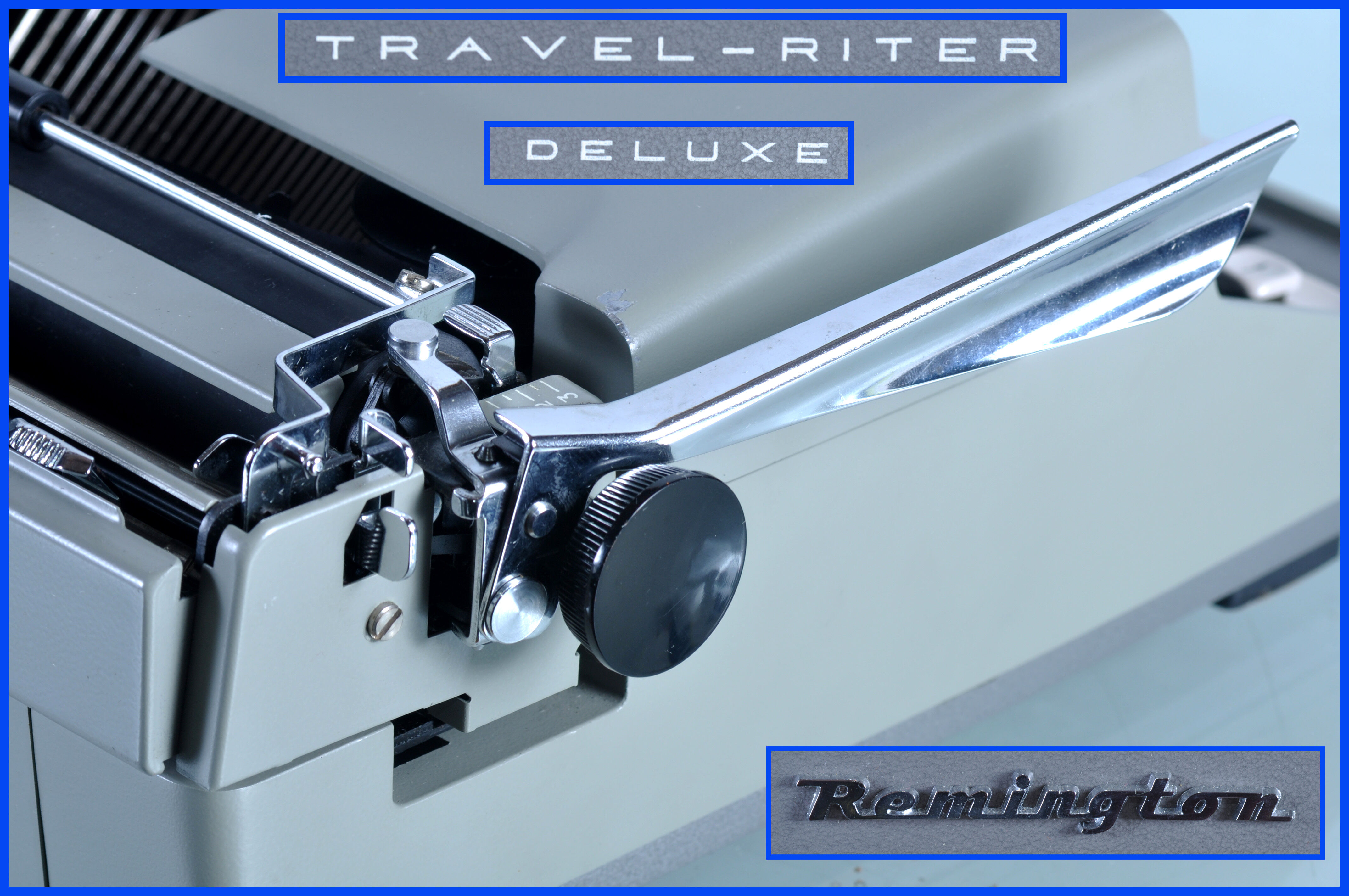 Remington travel typewriter - luxury riter