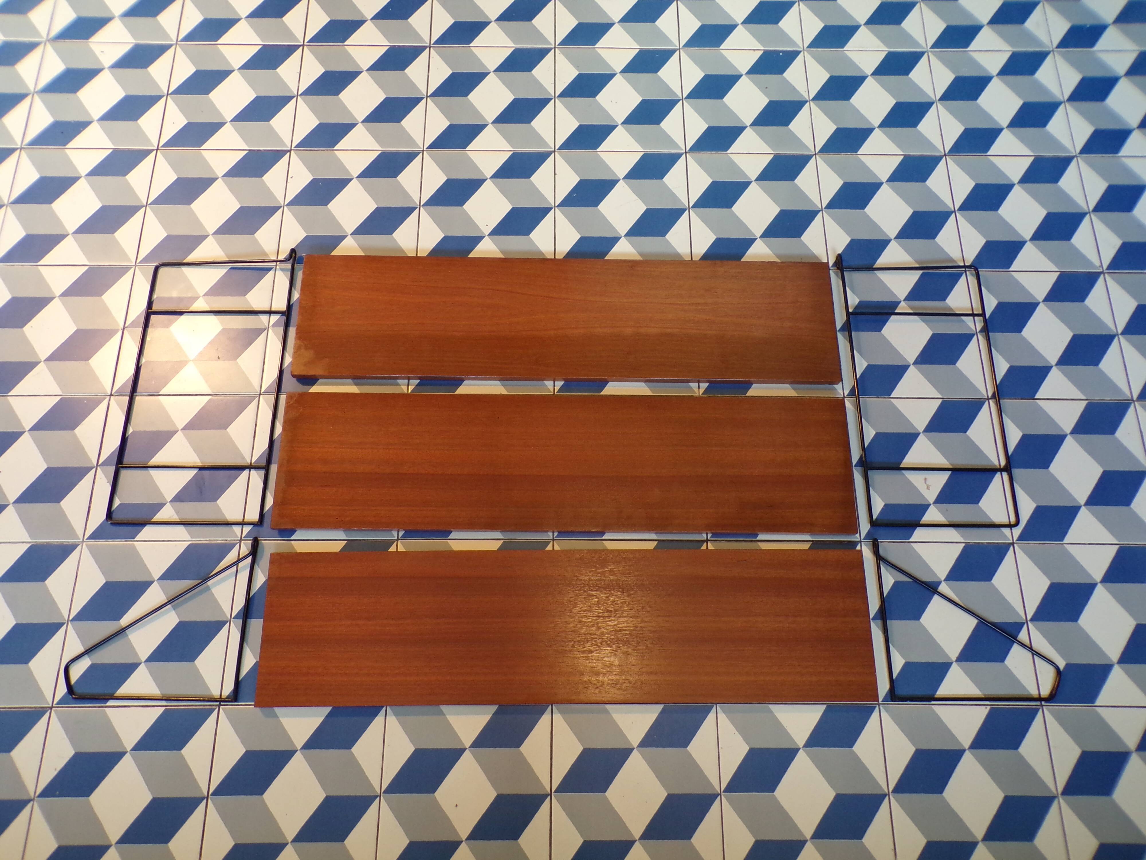 modular shelf 3 shelves 4 uprights