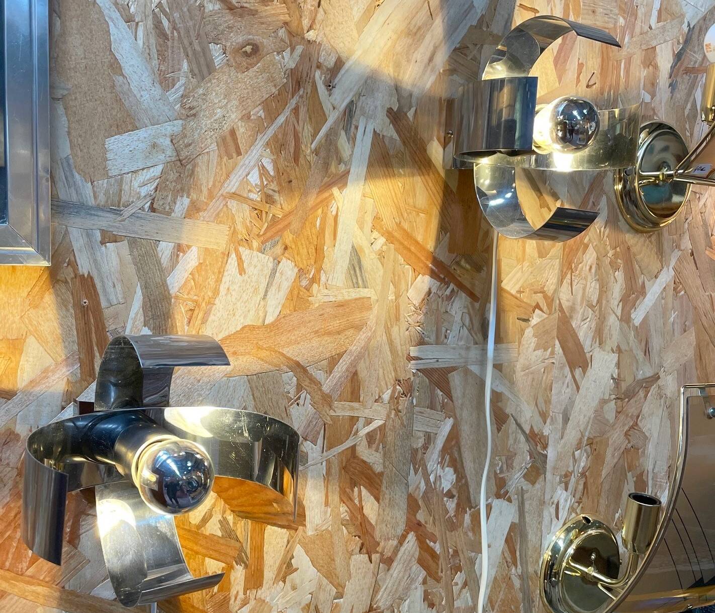 Vintage wall lights from the 1970s