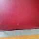 Vintage armchair base compass skaï red