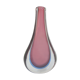Large glass drop vase attributed to Orrefors or Murano