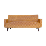 Vintage sofa 3 places yellow