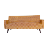 Vintage sofa 3 places yellow